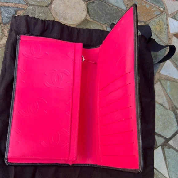 Chanel vintage cambon long wallet quilted leather cc - Picture 4 of 10